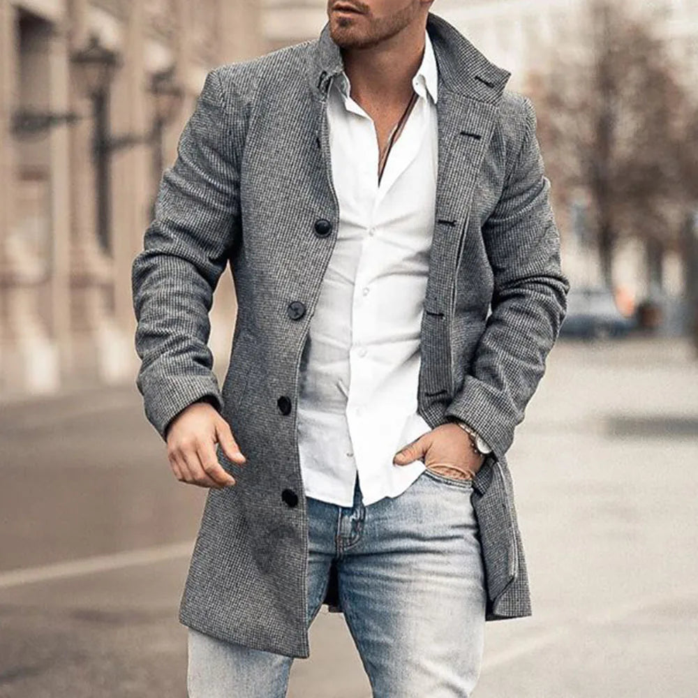 Long Button Up Jacket | ZENDA
