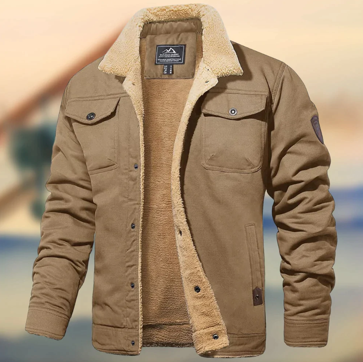 Hugo elegant and cozy warm jacket | ZENDA