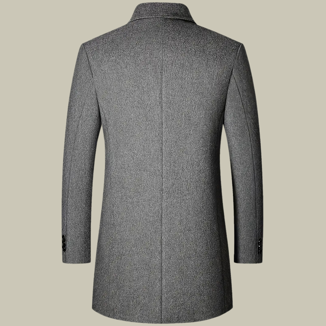 Men's Premium Woolen Long Jacket | ZENDA