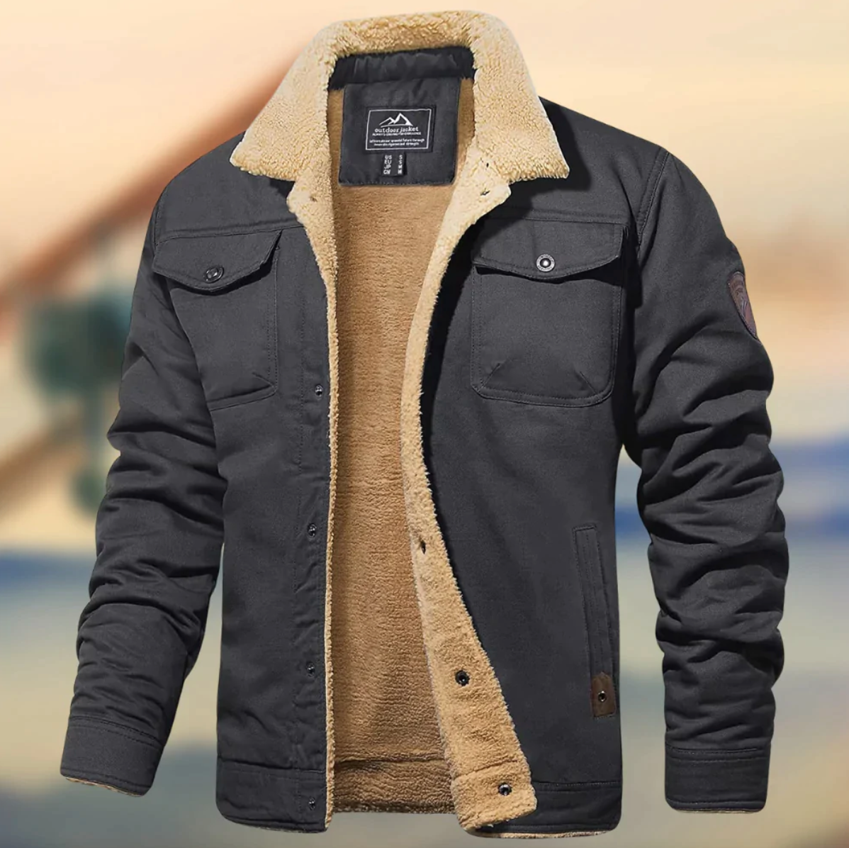 Hugo elegant and cozy warm jacket | ZENDA