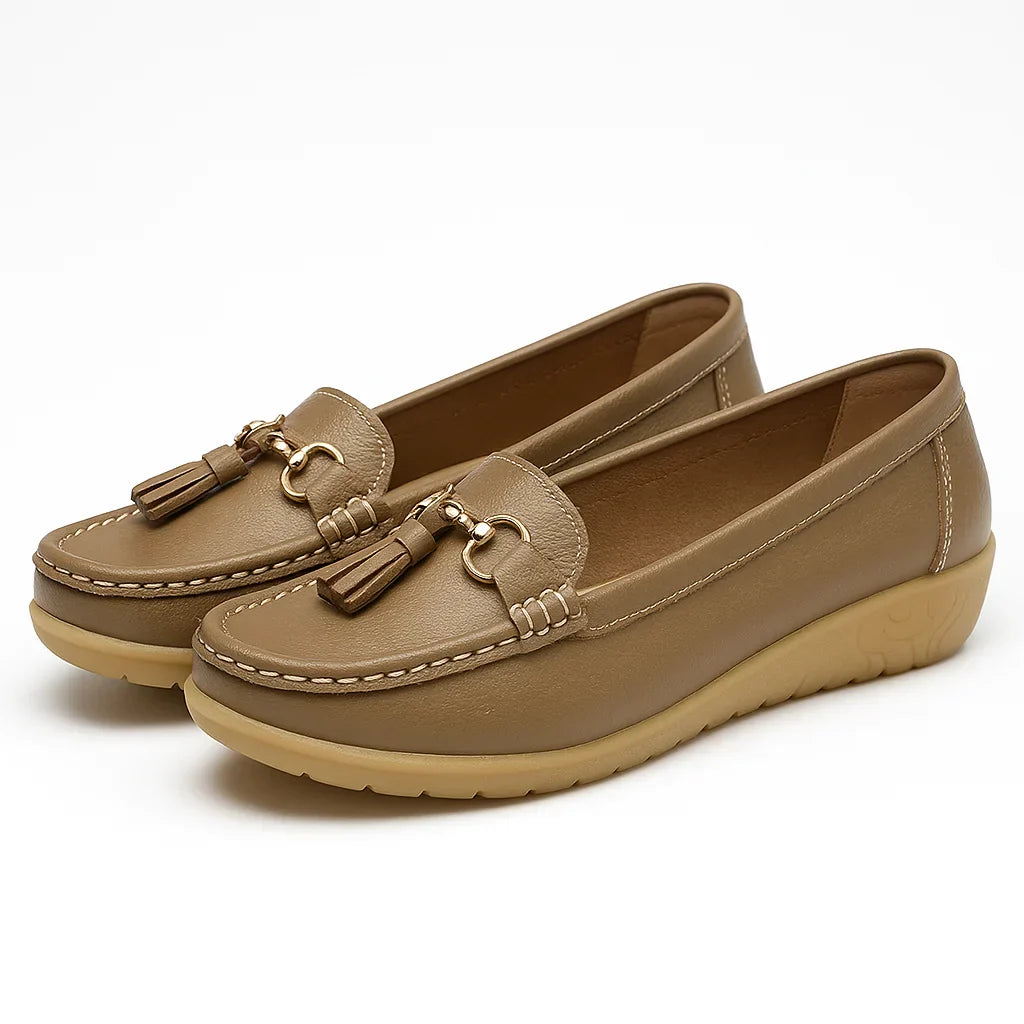 Orthopedic Leather Moccasin | Zenda