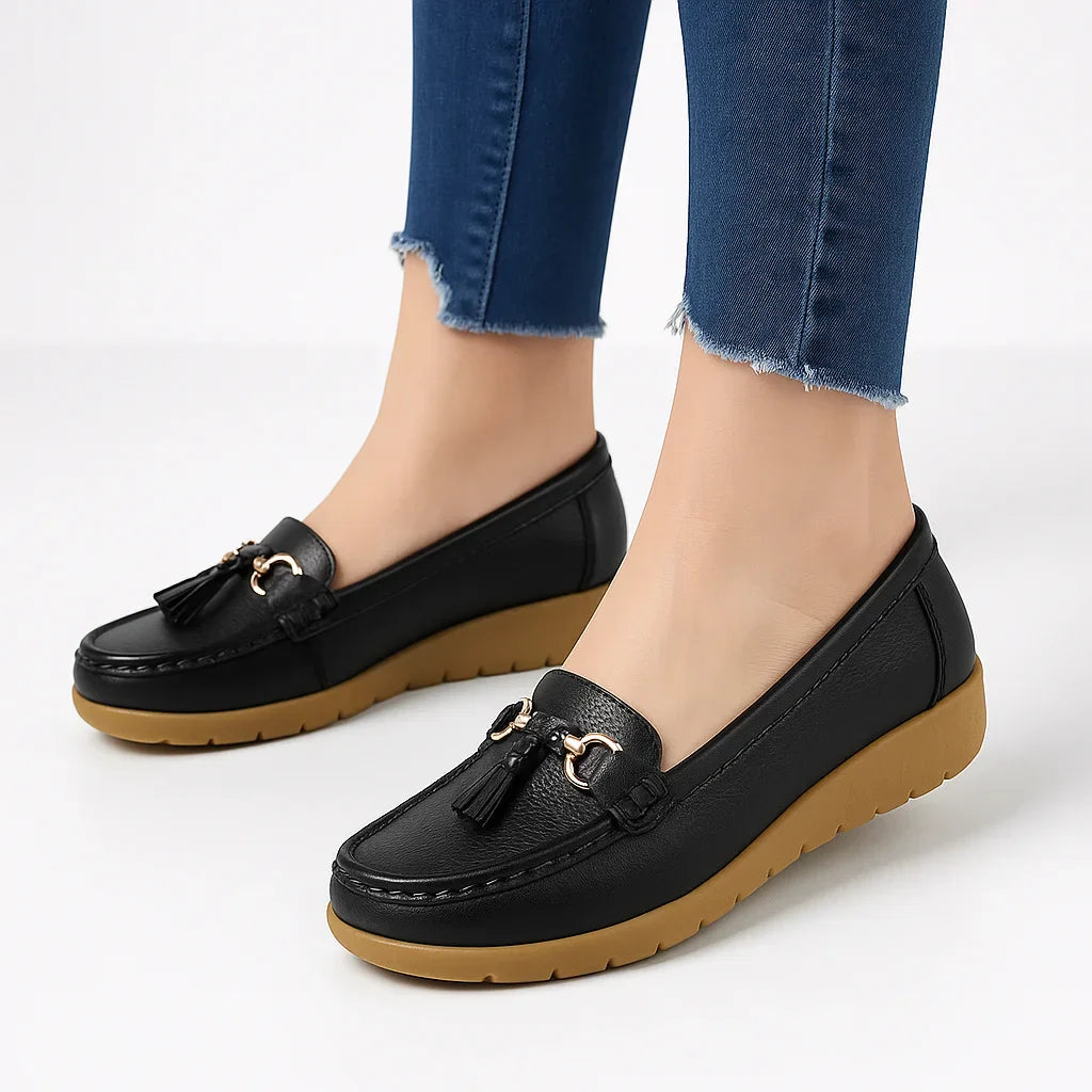 Orthopedic Leather Moccasin | Zenda