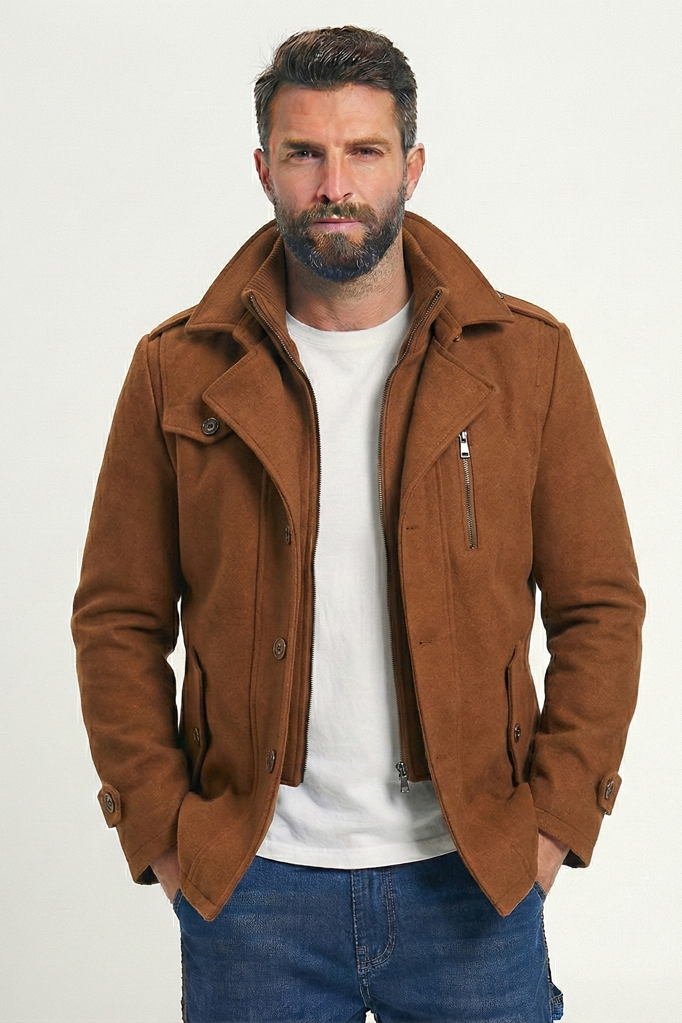Premium long winter Jacket for men | ZENDA