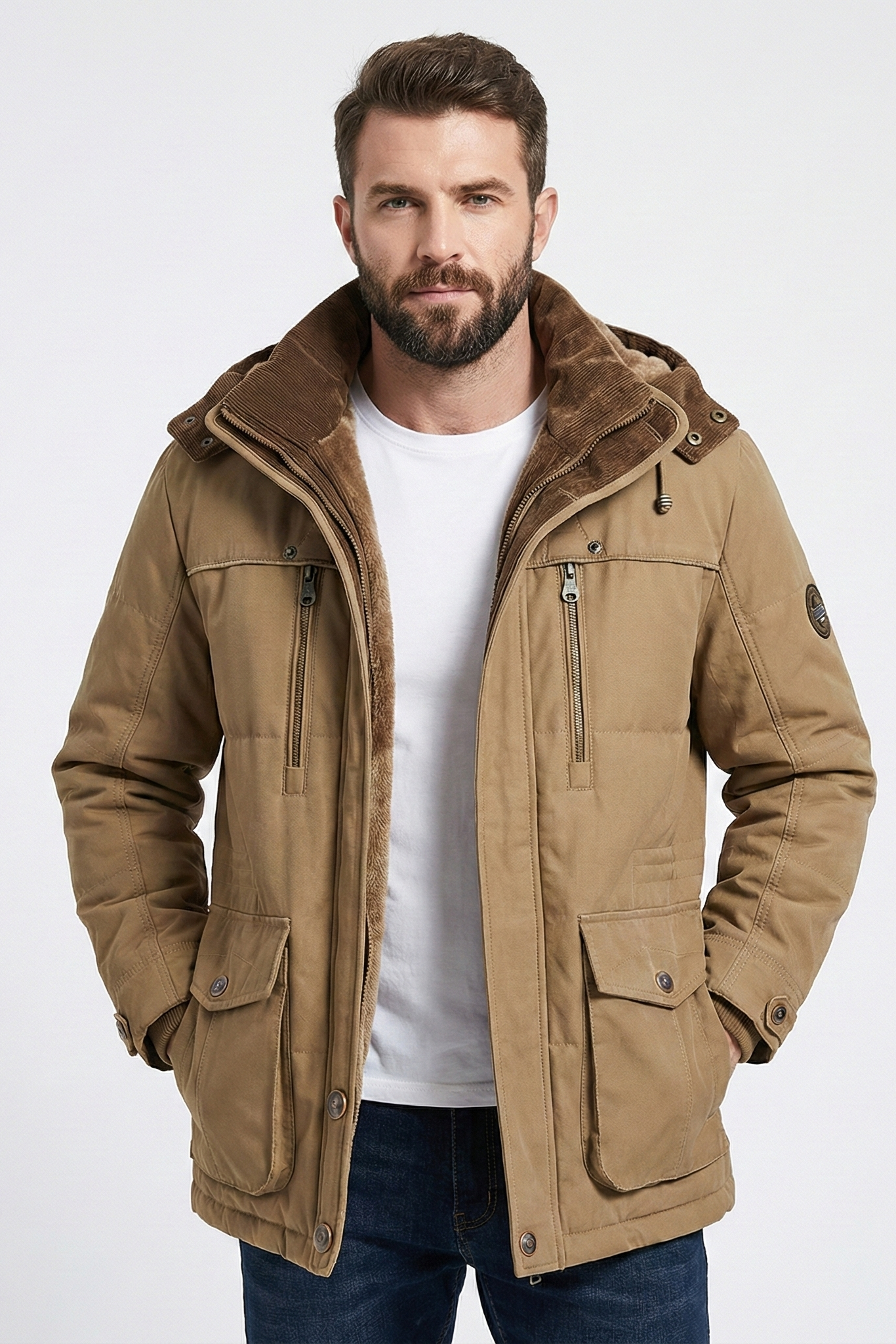 James Premium Long Winter Coat for Men | ZENDA