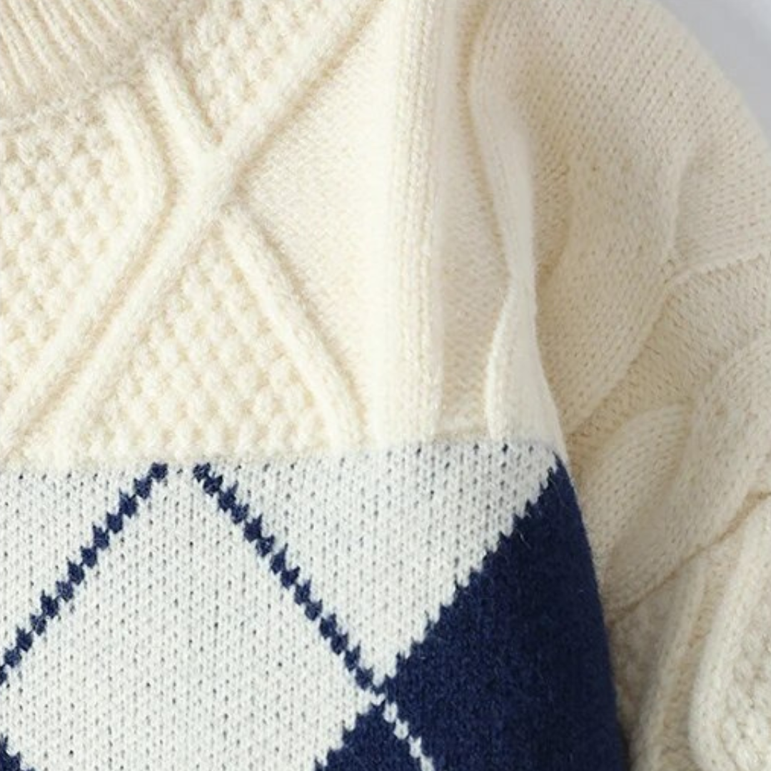 Ellis GeoKnit Sweater | Zenda