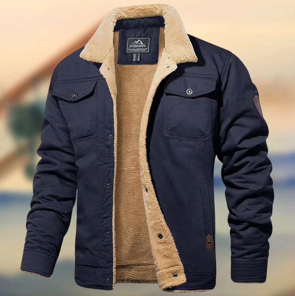 Hugo elegant and cozy warm jacket | ZENDA
